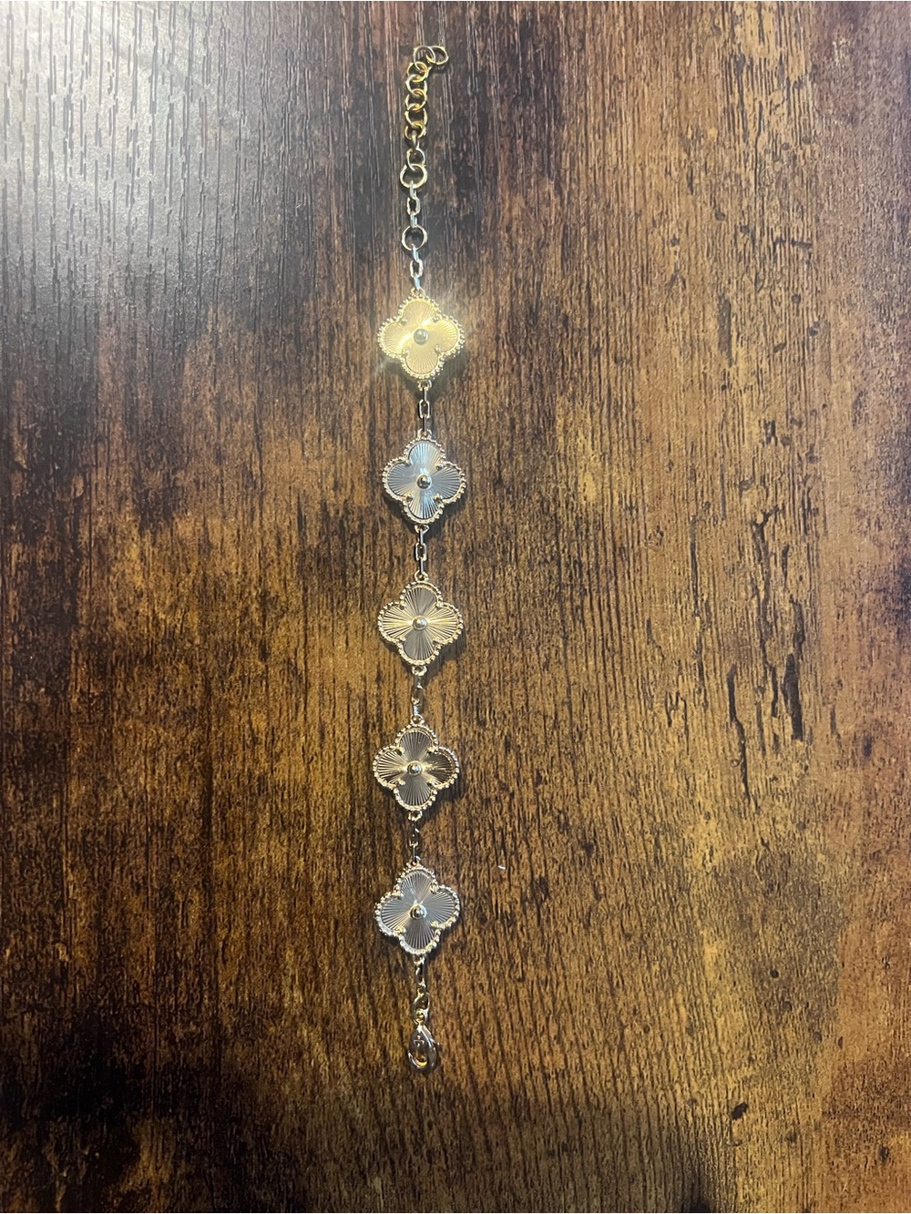 Gold-Tone Clover Link Bracelet - Women's Jewelry